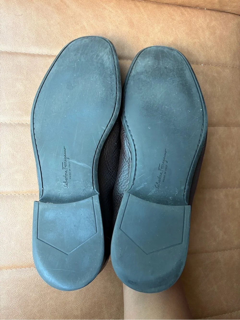 Salvatore Ferragamo Grandioso Gancini Bit Leather Loafers
